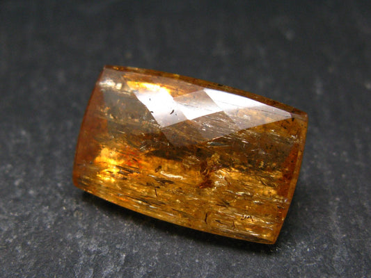 Gem Imperial Topaz Cut Stone From Brazil - 26.90 Carats