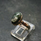 Seraphinite Clinochlore Angel Wings 925 Silver Ring From Russia - 2.38 Grams - Size 7