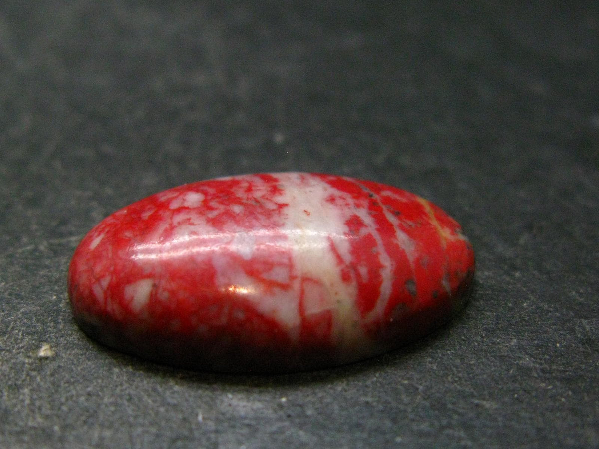 Cinnabar Cabochon from Russia - 3.20 Grams - 24 x 14 mm