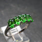 Helenite Gaia Stone Gem Sterling Silver Ring From Washington - Size 7 - 4.0 Carats