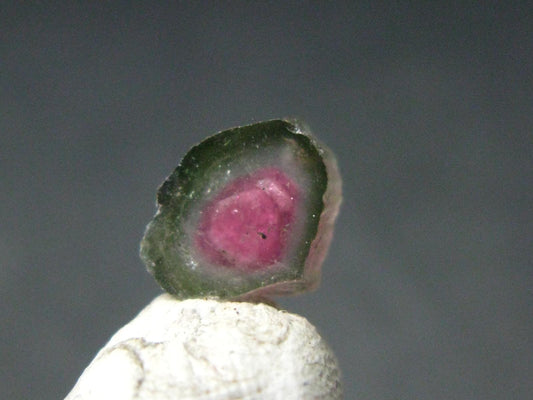 Rare Watermelon Tourmaline Crystal Slice From Brazil - 1.63 Carats