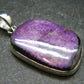 Sugilite Silver Pendant From South Africa - 1.5"