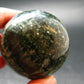 Nice Polished Seraphinite Clinochlore Sphere From Russia - 1.8"