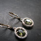 Moldavite Tektite Silver Earrings from Czech Republic - 3.0 Grams