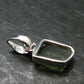 Moldavite Tektite Silver Pendant from Czech Republic - 0.9" - 1.31 Grams
