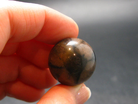 Chiastolite Variety of Andalusite Sphere from China - 0.8" - 16.76 Grams