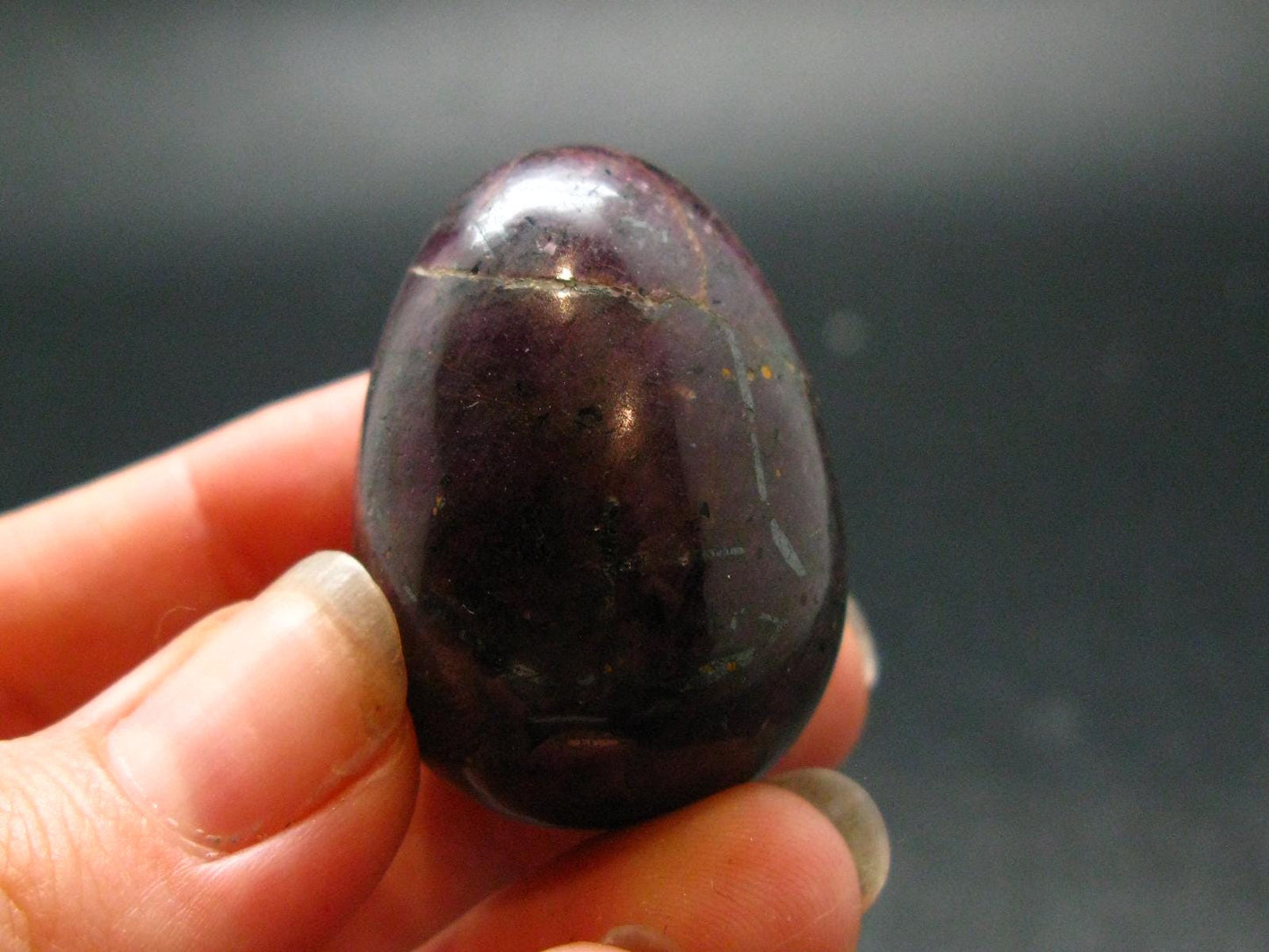 Ruby Egg From India - 1.4" - 48.54 Grams