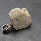 Gray Herderite Silver Pendant from Africa - 0.8" - 2.8 Grams