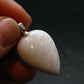 Scolecite Silver Plated Pendant From India - 1.3" - 4.16 Grams
