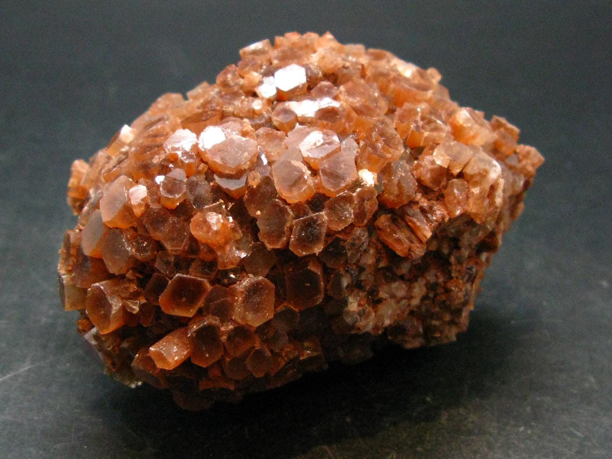 Orange Aragonite Cluster From Morocco - 3.4" - 403.87 Grams