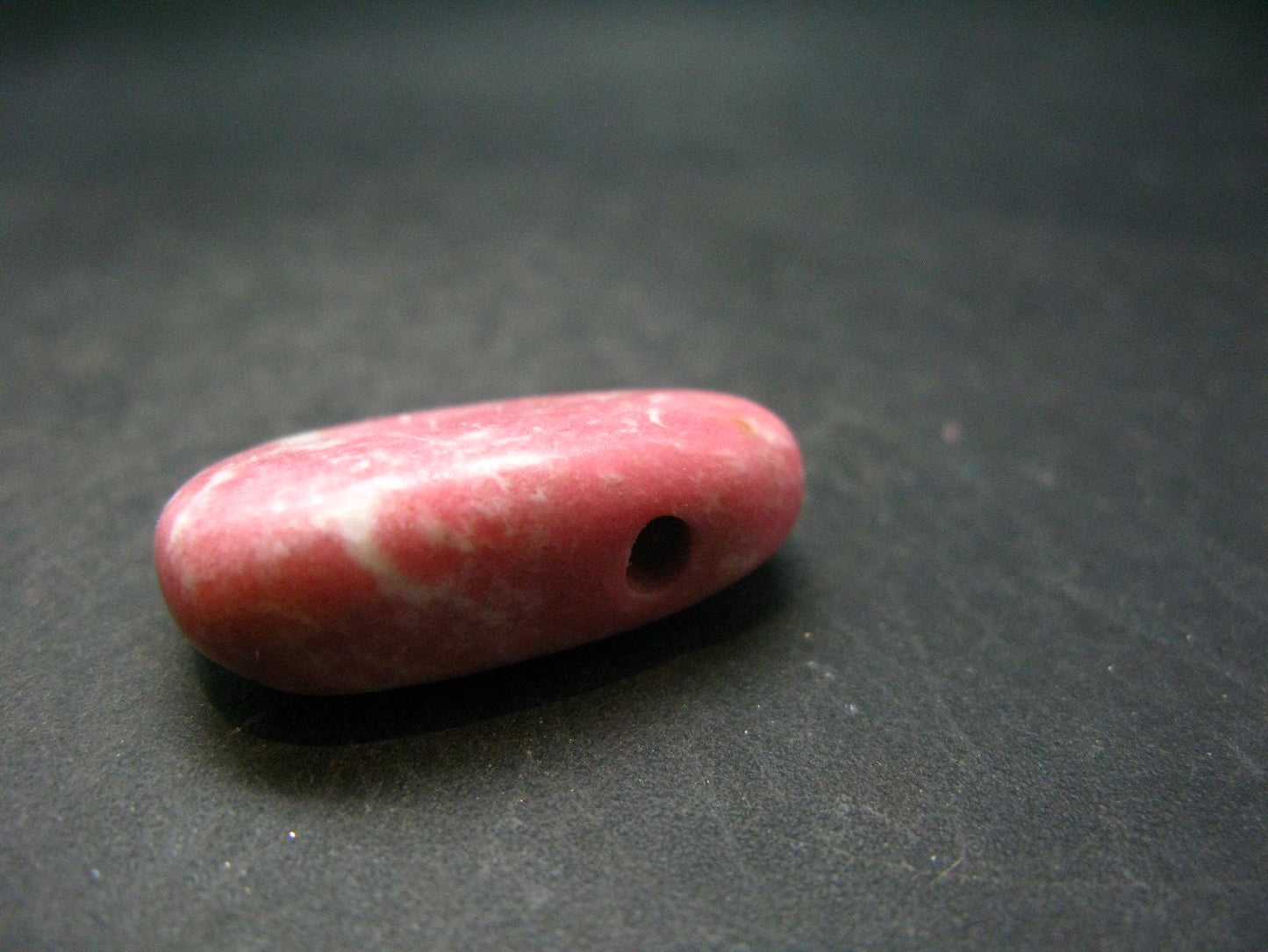 Rare Thulite Metal Free Pendant From Greenland - 1.1" - 9.33 Grams