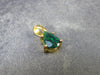 Rare Black Opal Gold Plated Silver Pendant from Australia 0.6" - 0.97 Grams