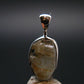 Phenakite Phenacite Crystal Silver Pendant From Brazil - 0.7" - 1.21 Grams