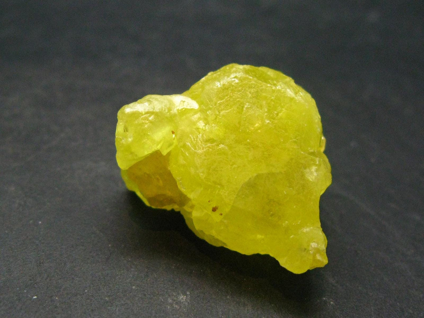 Large Yellow Sulphur Sulfur Crystal Italy - 1.0"