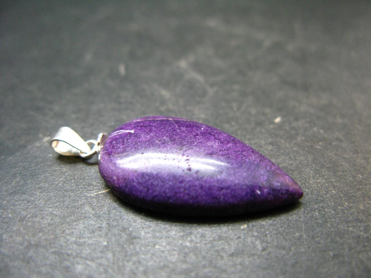 Rare Silver Stichtite Pendant from Australia - 1.3"