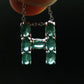 Emerald Silver Pendant W/Chain From Colombia - 2.60 Grams Total