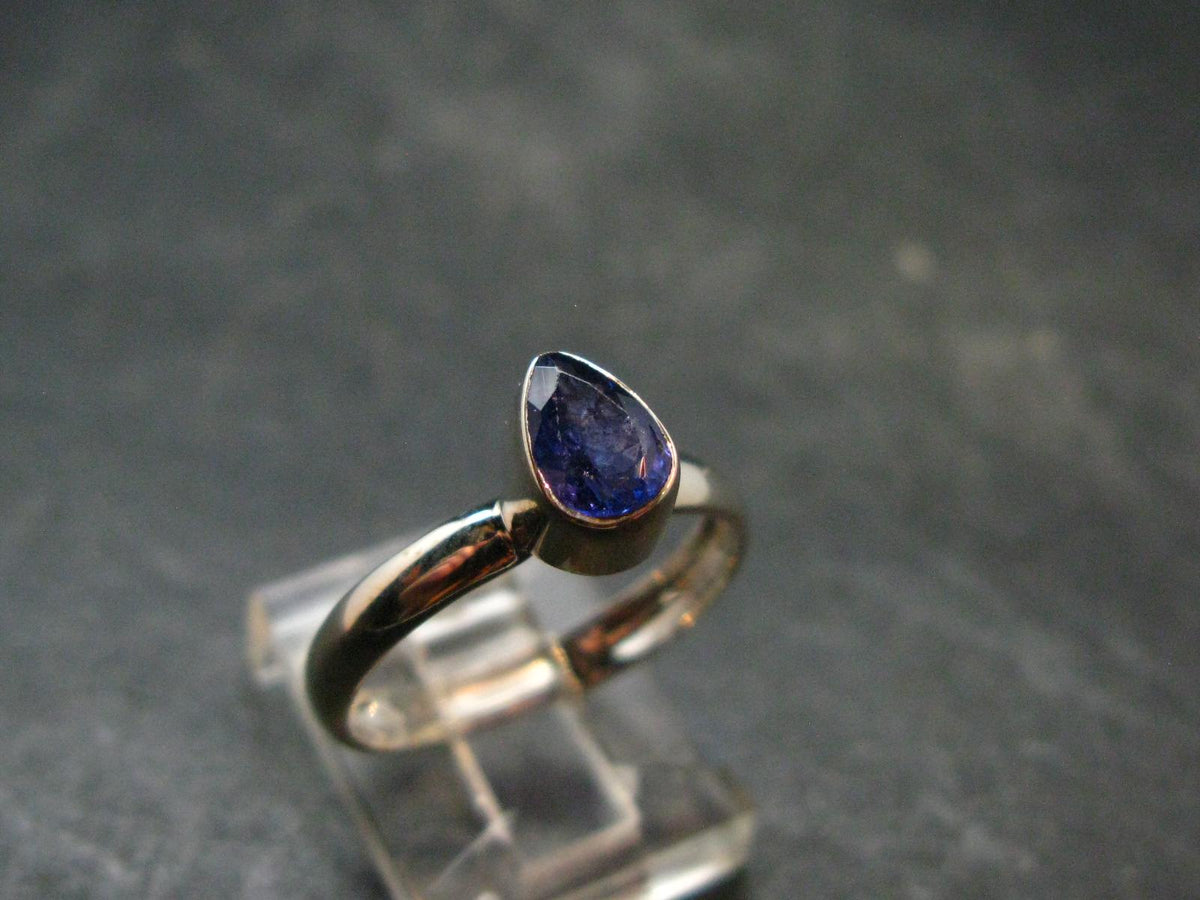 Tanzanite (Zoisite) Sterling Silver Ring - 1.97 Grams - Size 8