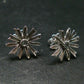 Alexandrite Gem Silver Stud Earrings From Russia - 3.10 Grams