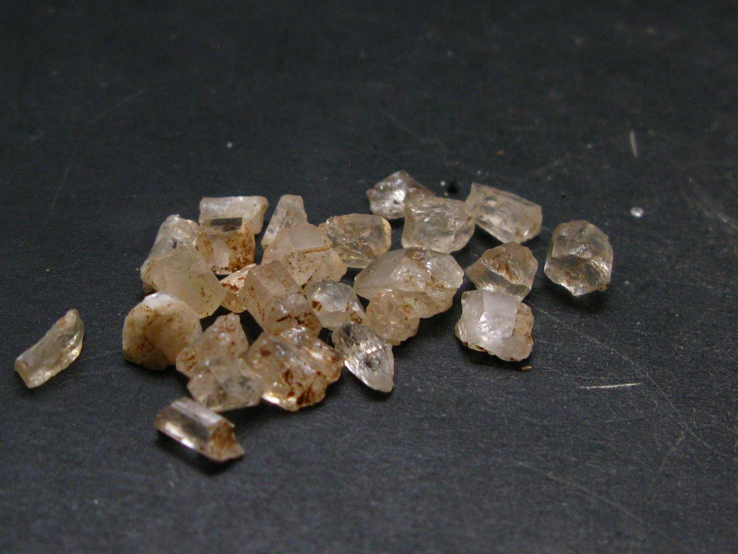 Lot of 25 Terminated Phenakite Phenacite Gem Crystals from Mogok Burma / Myanmar 12.88 Carats