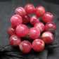 Rhodochrosite Genuine Bracelet ~ 7 Inches ~ 12mm Round Beads