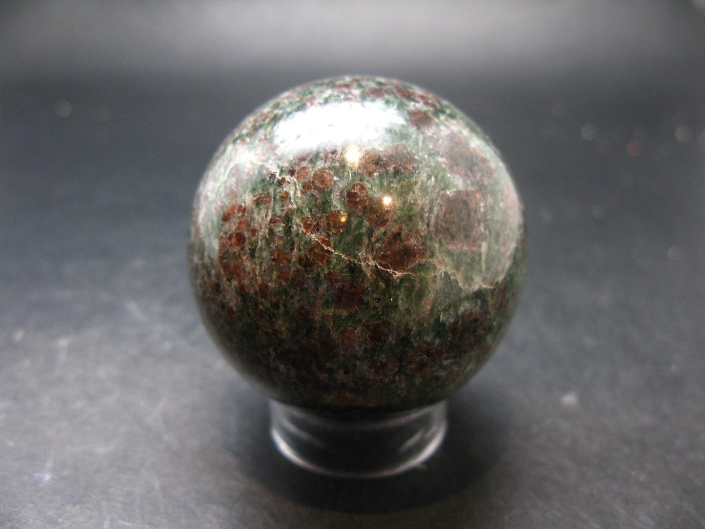 Rare Eclogite Ball Sphere From Norway - 2.1"