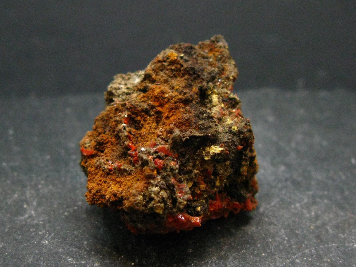 Rare Orange Crocoite Cluster From Australia - 1.4"- 12.09 Grams