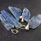 Lot of 5 Blue Kyanite (Paraiba) Crystal Pendants FromTanzania