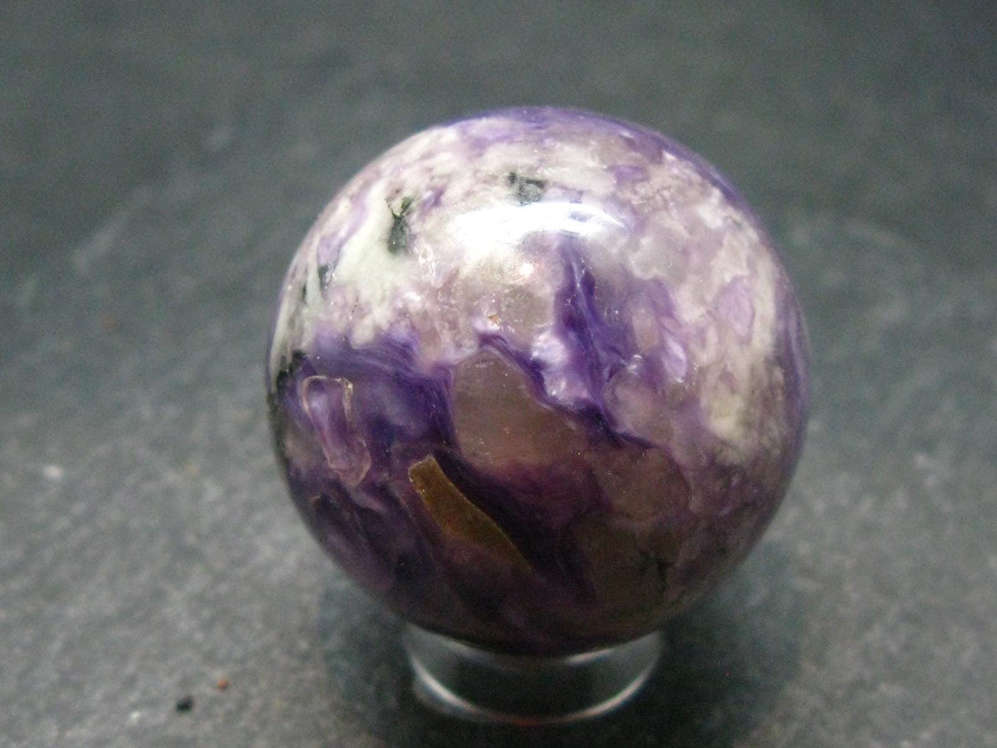 Nice Charoite Sphere from Russia - 37.26 Grams - 1.1"