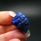 Azurite Nodule Crystal Sterling Silver Pendant from Russia - 1.0" - 4.26 Grams