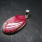 Rare Pink Tugtupite Sterling Silver Pendant From Greenland - 1.6" - 5.48 Grams