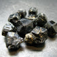 lot of 10 Black Melanite Andradite Garnet Crystals From Mali - 36.82 Grams