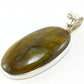 Tiger Eye Sterling Silver 925 Pendant - 1.8"