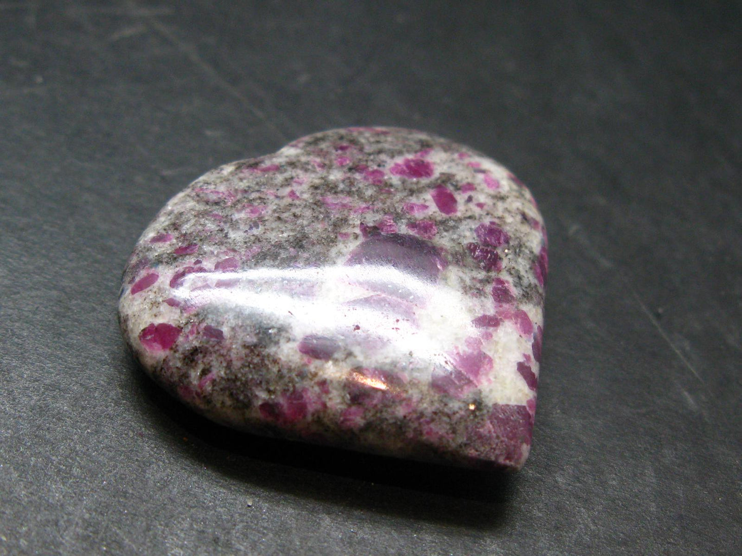 Ruby Heart From India - 1.3"