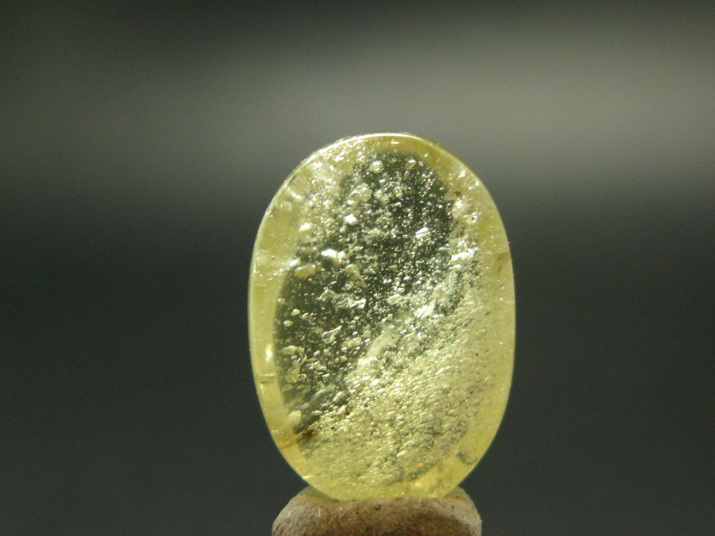 Nice Gem Libyan Tektite Cabochon From Libya - 2.50 Grams