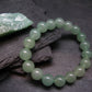 Green Aventurine Genuine Bracelet ~ 7 Inches ~ 10mm Round Beads