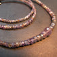 Extremely Rare Alexandrite Necklace - 19" - Rondelle Facetted Beads - 41 Carats
