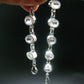 Phenakite Phenacite Cut Gem Silver Bracelet From Nigeria - 7" - 17.3 Grams