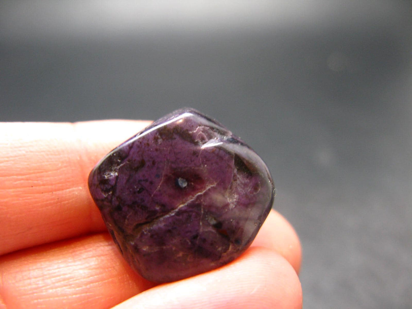 Purple Sugilite Tumbled Piece From South Africa - 0.7" - 6.0 Grams