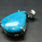 Turquoise Silver Pendant - 1.2" - 5.38 Grams