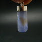 Rare Raw Hackmanite Silver Pendant from Afghanistan - 1.4" - 3.97 Grams