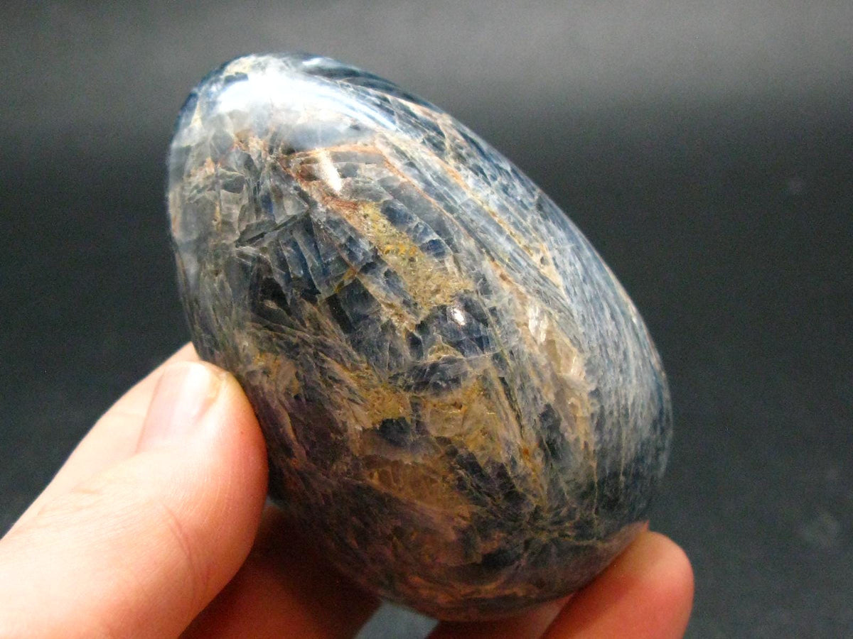 Blue Kyanite Egg From Brazil - 2.7"