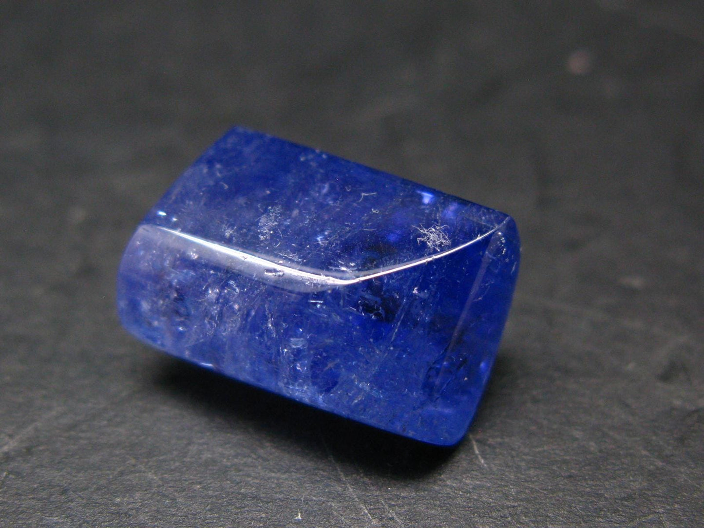 Fine Gem Tanzanite Zoisite Polished Stone From Tanzania - 16.71 Carats - 0.6"