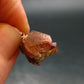 Vanadinite Crystal Silver Pendant From Morocco - 0.9" - 5.86 Grams