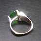 Helenite Gaia Stone Gem Sterling Silver Ring From Washington - Size 7.5 - 1.72 Carats