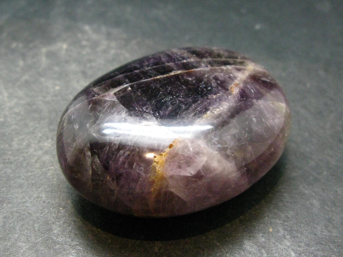 Rare Auralite Super 23 Amethyst Tumbled Stone From Canada - 2.3"
