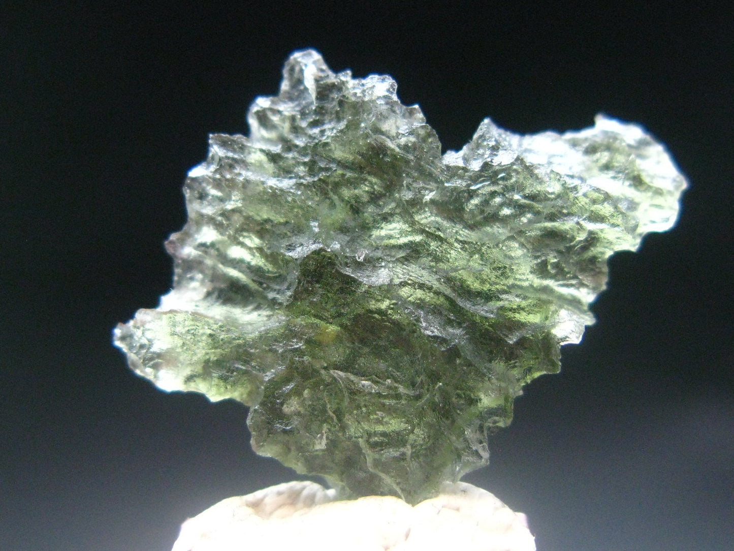 Besednice Moldavite Tektite Raw Piece from Czech Republic - 1.1" - 9.57 Carats