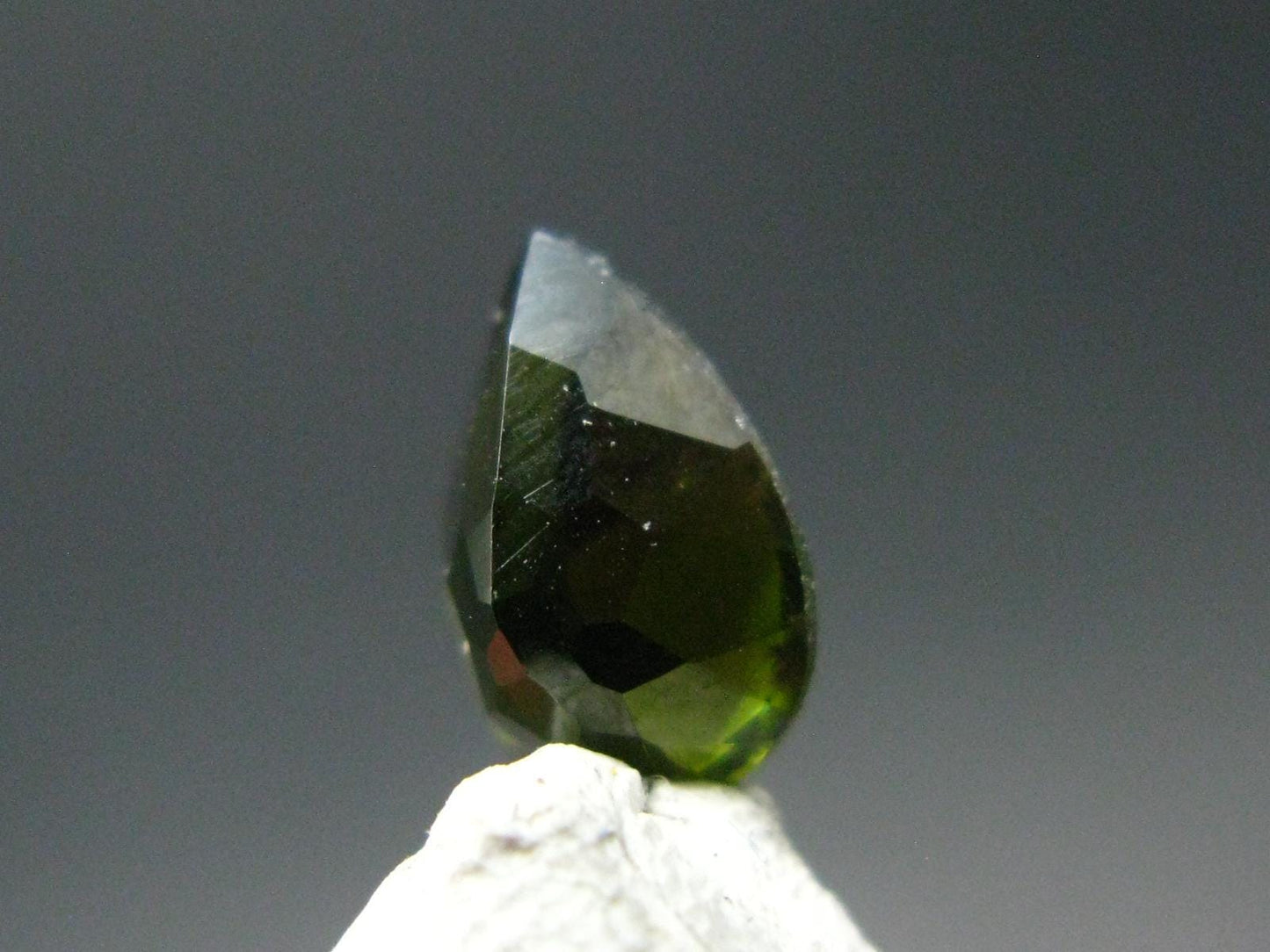 Green Zircon Cut Gem From Africa - 1.24 Carats