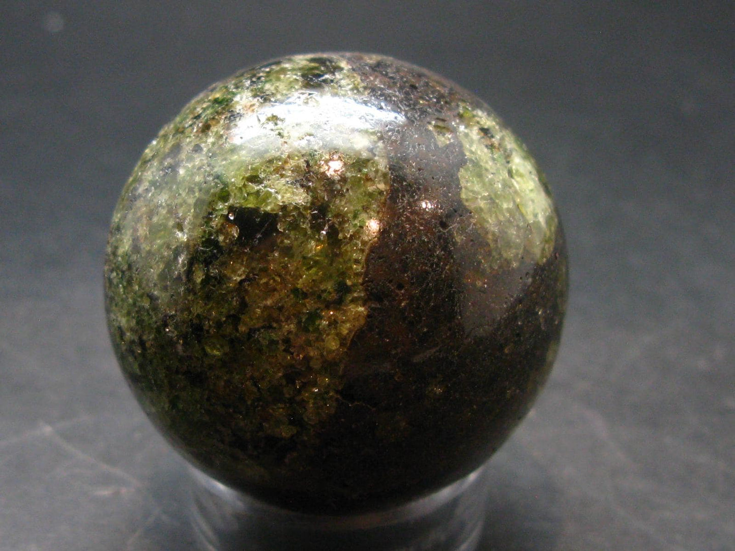 Peridot Olivine Sphere from Arizona, USA - 1.7" - 119.4 Grams