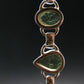 Moldavite Silver Bracelet - 8" - 14.56 Grams