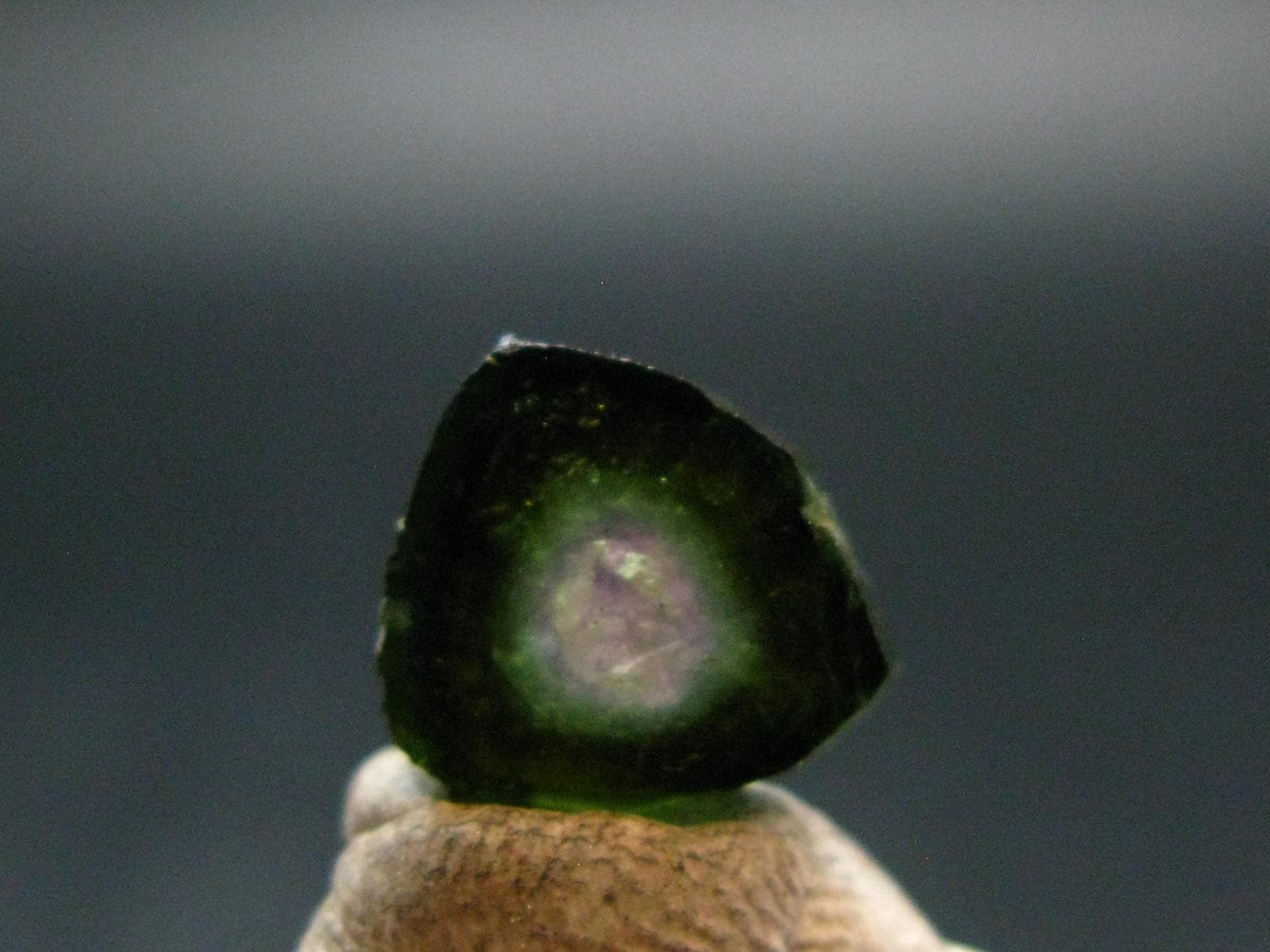 Rare Watermelon Tourmaline Crystal Slice From Brazil - 2.75 Carats